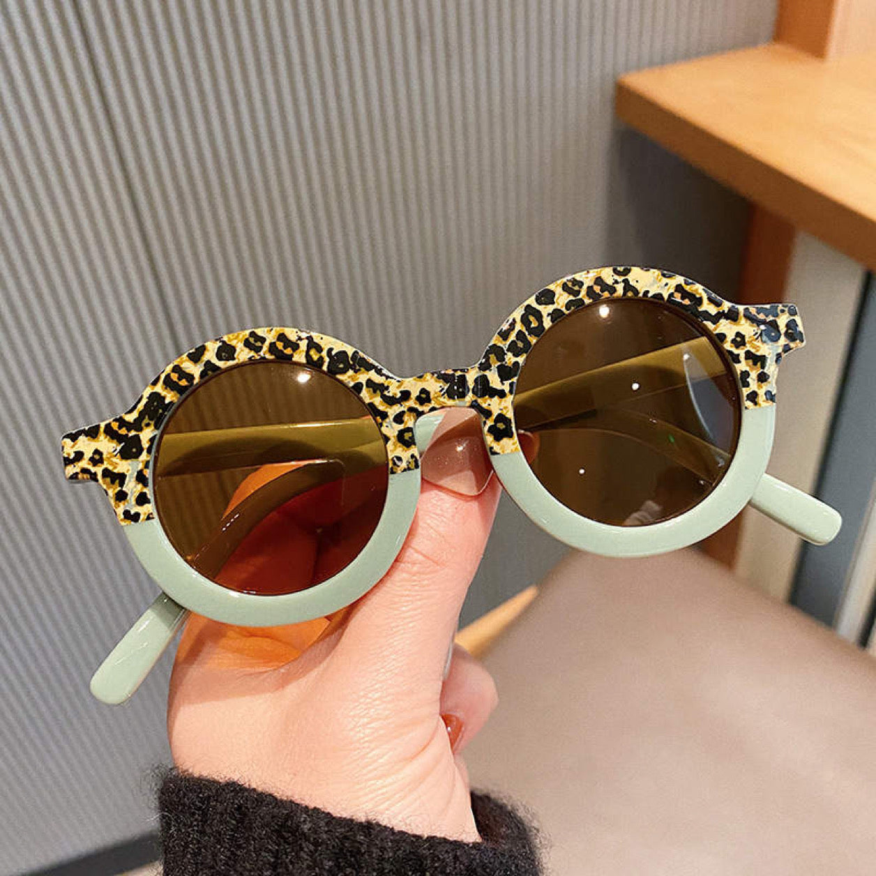 Geena Leopard Print Shades